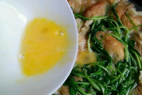 油条小青菜鸡蛋汤的做法图解7