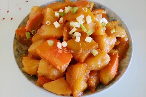 南瓜炖土豆的做法图解9