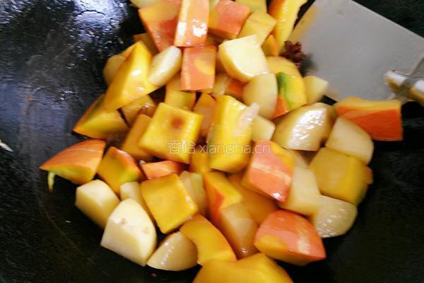 南瓜炖土豆的做法图解5