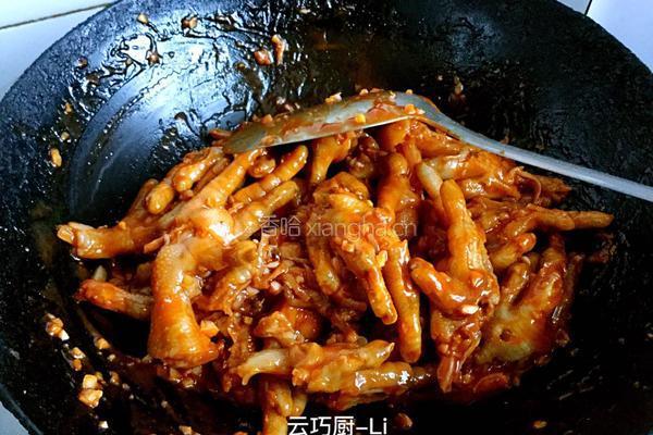 蒜香鸡爪的做法图解12