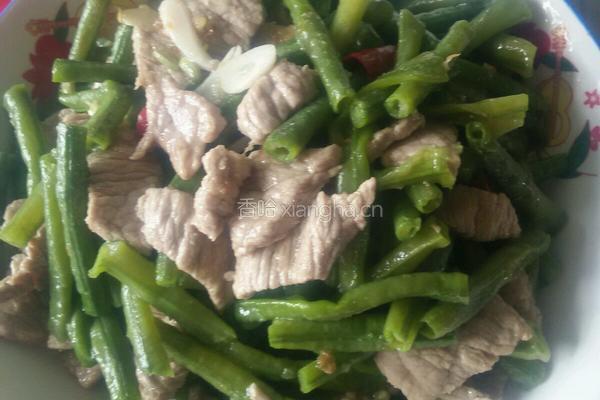 长豆角闷肉的做法图解5