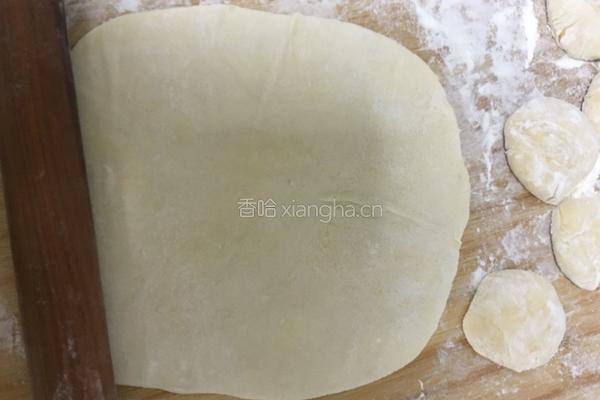 菜馍(韭菜鸡蛋盒子)的做法图解5