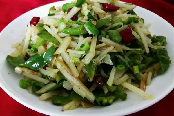 青椒土豆的做法图解7