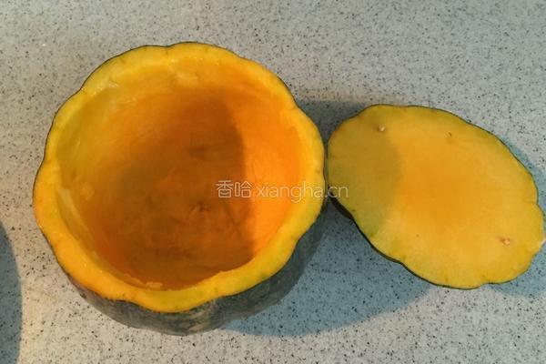 烤藜麦苹果南瓜盅的做法图解1