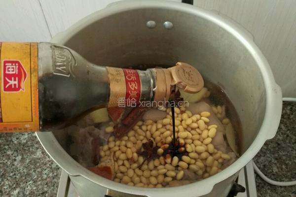 黄豆焖猪蹄的做法图解4