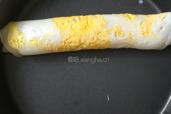 鸡蛋肠粉的做法图解4