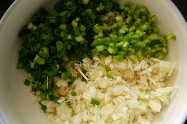 金针肉饼的做法图解2