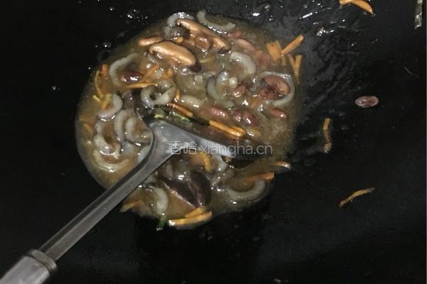 西蓝花烧海参的做法图解3