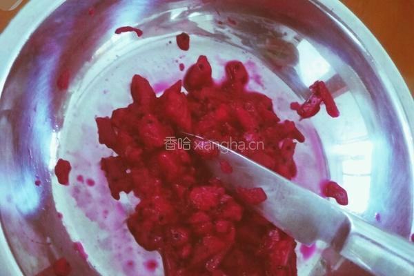 火龙果白凉粉果冻牛奶的做法图解8