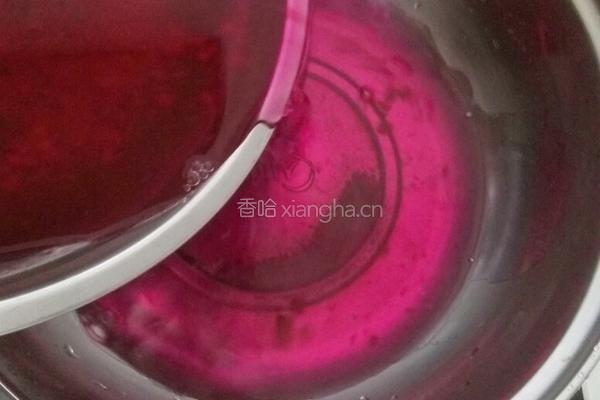 火龙果白凉粉果冻牛奶的做法图解12