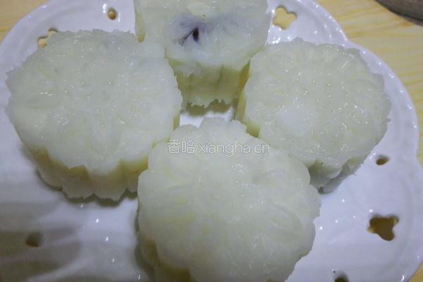 桂花山药豆沙糕的做法图解6