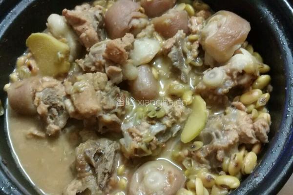 黄豆焖猪尾的做法图解6