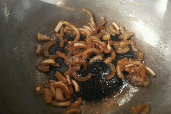 炒肉皮的做法图解5