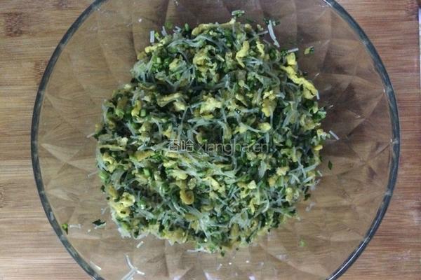 韭菜鸡蛋馅水饺的做法图解8