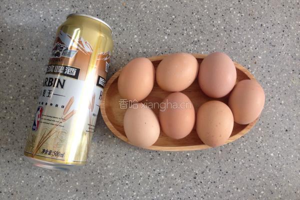 啤酒卤蛋的做法图解1