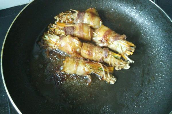 金菇花肉卷的做法图解6