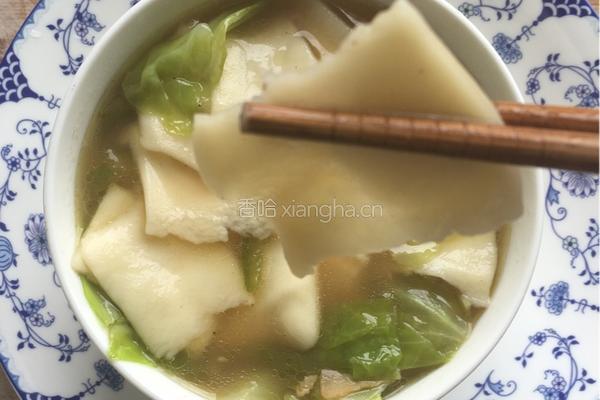 面片 (拽面 拉条白面疙瘩)