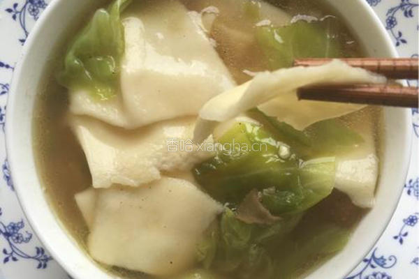 面片 (拽面 拉条白面疙瘩)的做法图解10
