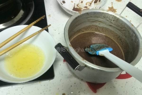 巧克力慕斯蛋糕10寸的做法图解6