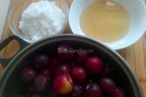 蜂蜜李子酱的做法图解1