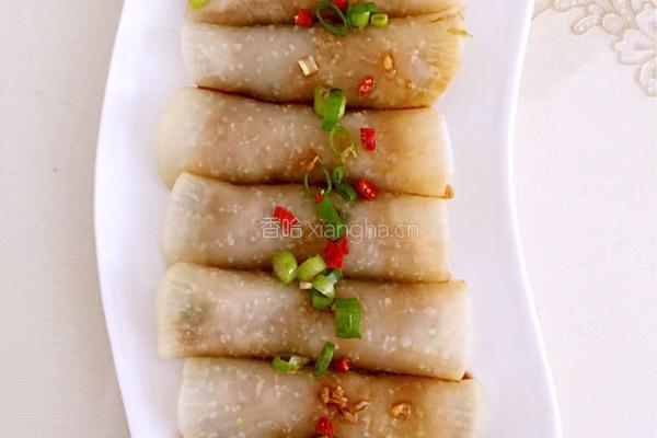 萝卜蒸肉卷的做法图解4