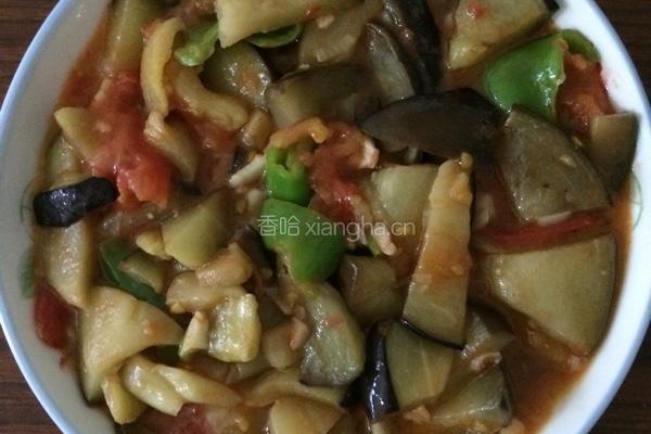 西红柿烧茄子