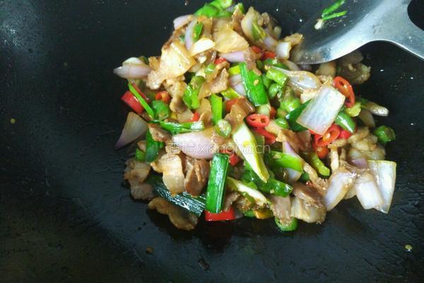 客家小炒肉的做法图解4