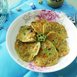 丝瓜蛋饼的做法[图]
