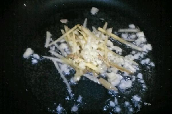 双椒蒜苔炒猪舌的做法图解4