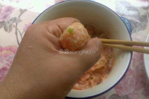 生菜肉丸汤的做法图解5