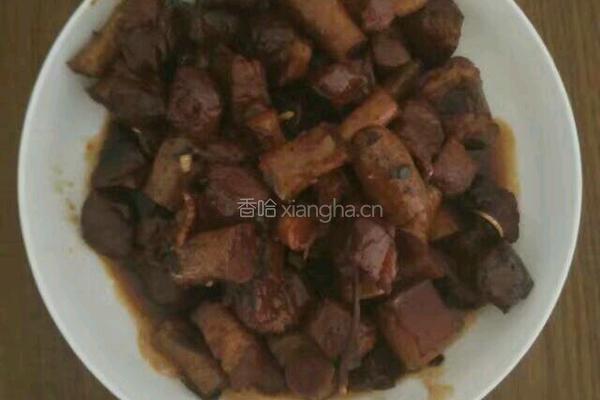 红烧肉炖铁杆山药的做法图解5