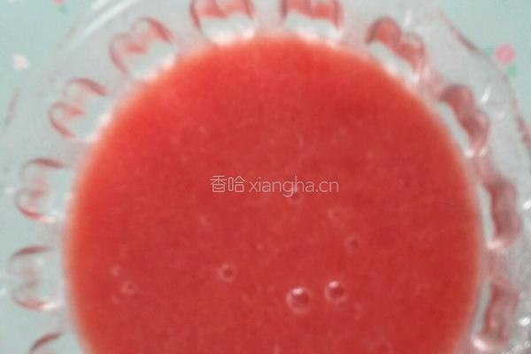蜂蜜西瓜冰沙的做法图解6