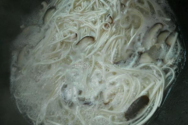 香菇鸡蛋面的做法图解8