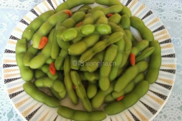盐水煮毛豆的做法图解4