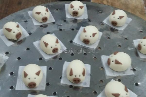 猪仔包的做法图解13