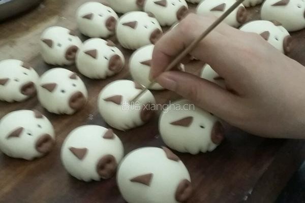 猪仔包的做法图解11