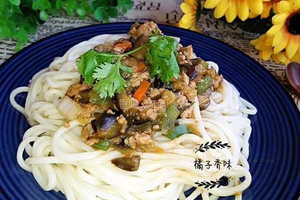 猪肉茄子打卤面的做法图解14