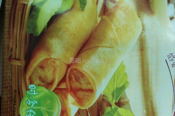 简易版春卷的做法图解1
