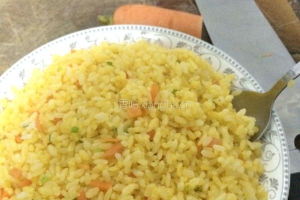 黄金蛋炒饭的做法图解9