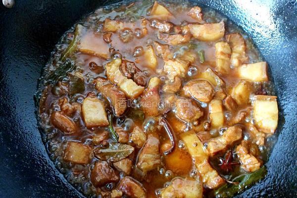 红烧肉炖豆角的做法图解8