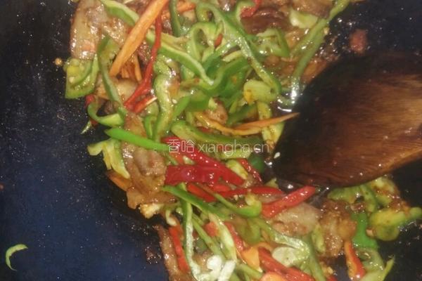 笋子炒回锅肉的做法图解13