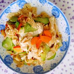 清炒豆皮的做法[图]