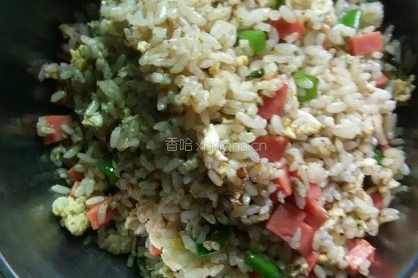 炒饭的做法图解4