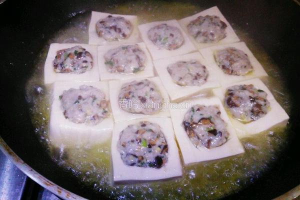 煎焖酿嫩豆腐的做法图解7