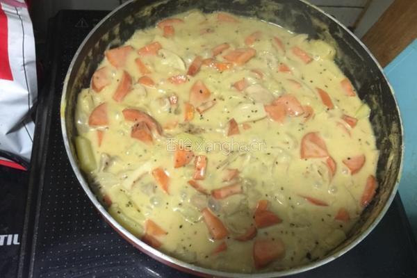 冬阴功松茸鸡肉蔬百味的做法图解6