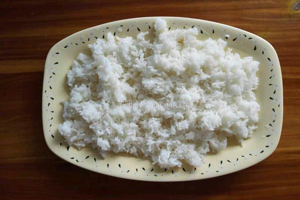 广式香肠蛋炒饭的做法图解1
