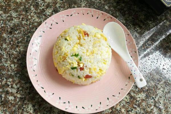 广式香肠蛋炒饭的做法图解9