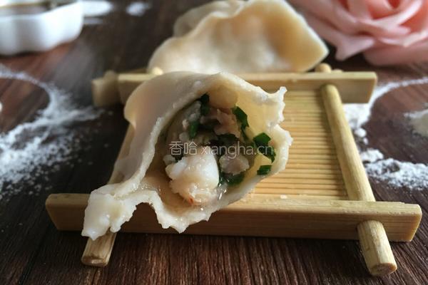 猪肉三鲜大馅水饺的做法图解12