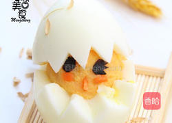创意宝宝辅食，孵出萌小鸡可爱到爆的做法图解1