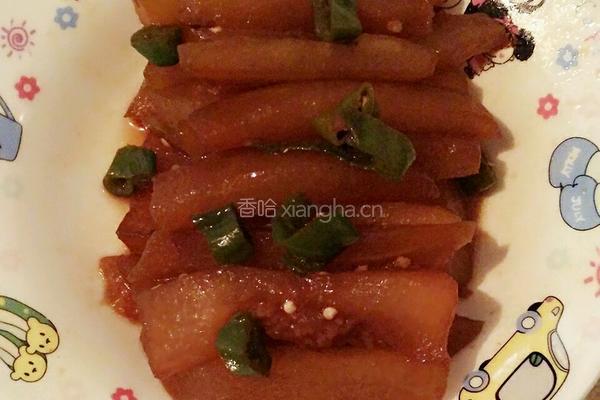 尖椒冬瓜的做法图解4